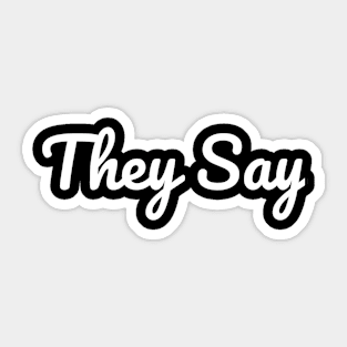 SAY Sticker